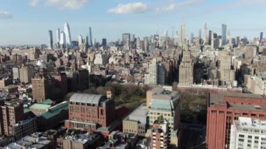 Aerial of Washington Square Park, NYC