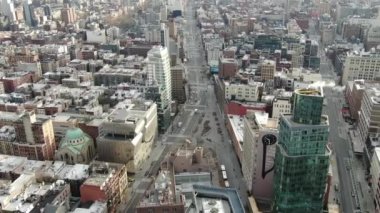 Aerial of Cooper Union, NYC