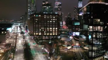 Aerial of the Lower East Side, New York City