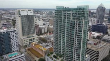 Aerial of Tampa Florida, 2020