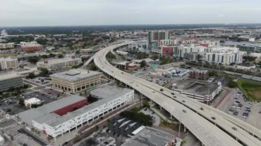 Aerial of Tampa Florida, 2020