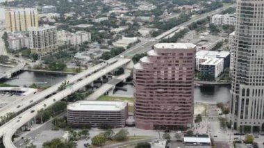 Aerial of Tampa Florida, 2020