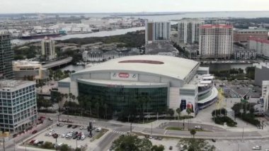 Aerial of Tampa Florida, 2020