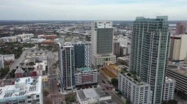 Aerial of Tampa Florida, 2020