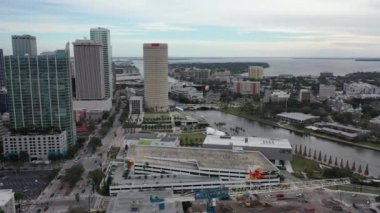 Aerial of Tampa Florida, 2020