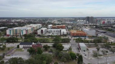 Aerial of Tampa Florida, 2020