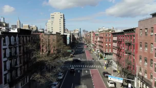 Aerial Lower East Side New York City — ストック動画