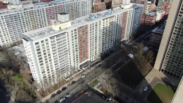 Aerial Washington Square Park Nyc — стоковое видео