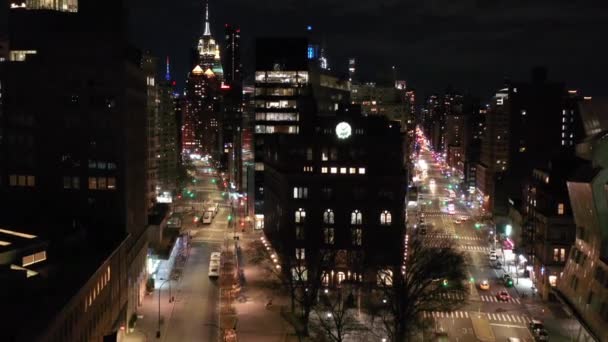 Aerial Lower East Side New York City — Video Stock