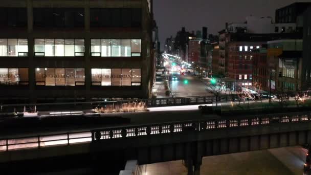 Meatpacking District Hip Commercial Area Far West Side Home Whitney — Vídeo de Stock