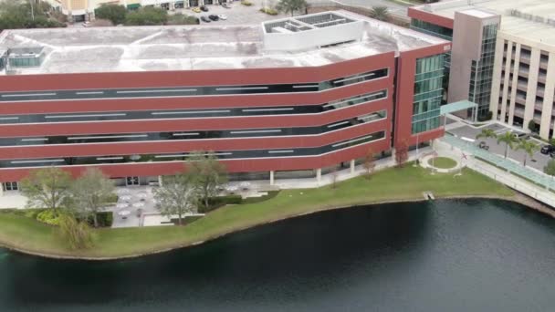Aerial Advent Health Florida — стоковое видео