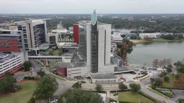Aerial Hospital Orlando Florida 2020 — Stok video