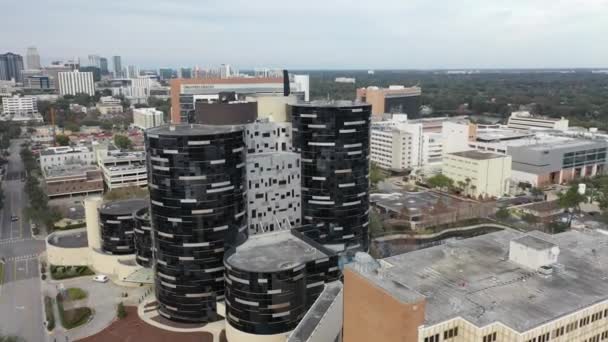 Aerial Hospital Downtown Orlando Florida 2020 — Stockvideo