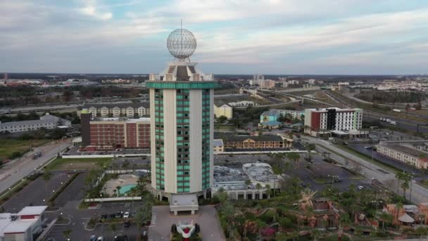 Aerial Orange County Convention Center Orlando — Stock Video