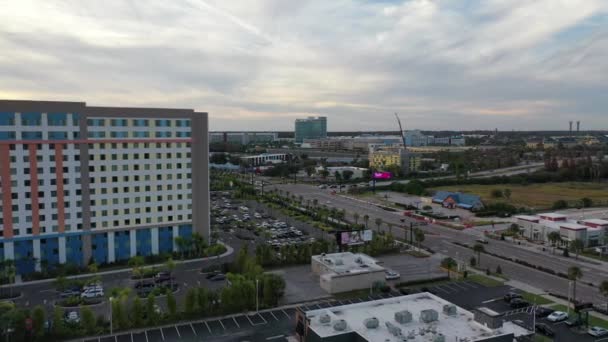 Aerial Orange County Convention Center Orlando — Stock Video