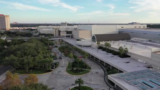 Aerial Orange County Convention Center Orlando — Vídeos de Stock