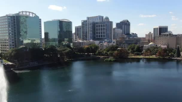 Aerial Downtown Orlando Florida — Stock Video