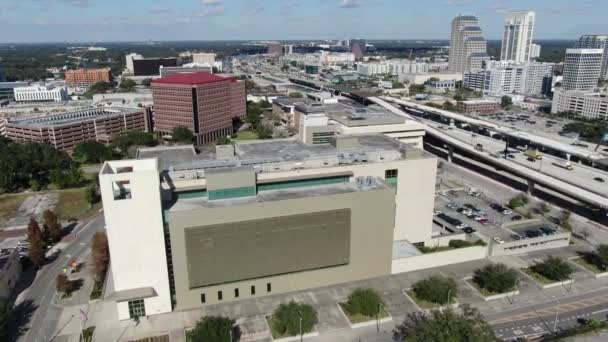 Anténa Centra Města Orlando Florida — Stock video