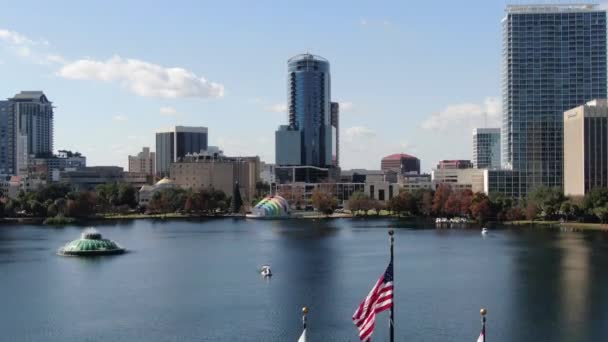 Aérea Del Centro Orlando Florida — Vídeos de Stock