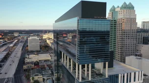 Anténa Centra Města Orlando Florida — Stock video