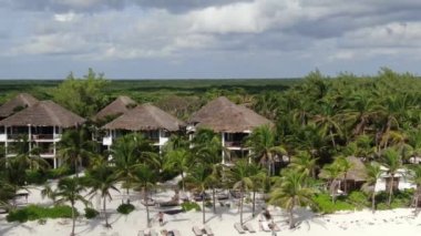 Aerial of Tulum, Mexico 2020
