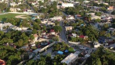 Aerial of Tulum Mexico, 2020