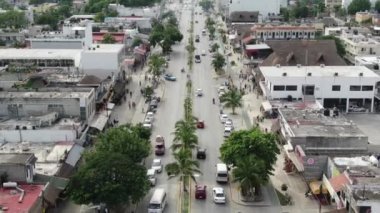 Aerial of Tulum, Mexico 2020