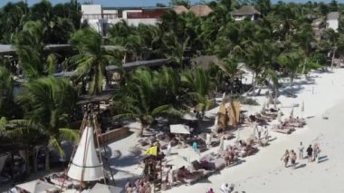 Aerial of Tulum, Mexico 2020