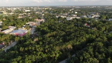 Aerial of Tulum Mexico, 2020