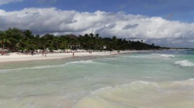 Aerial of Tulum, Mexico 2020