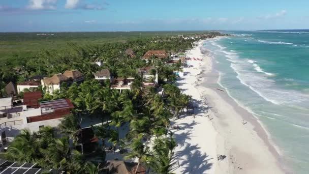 Aerial Tulum Mexico 2020 — Stockvideo