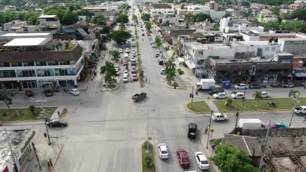 Aerial Tulum Mexico 2020 — стоковое видео