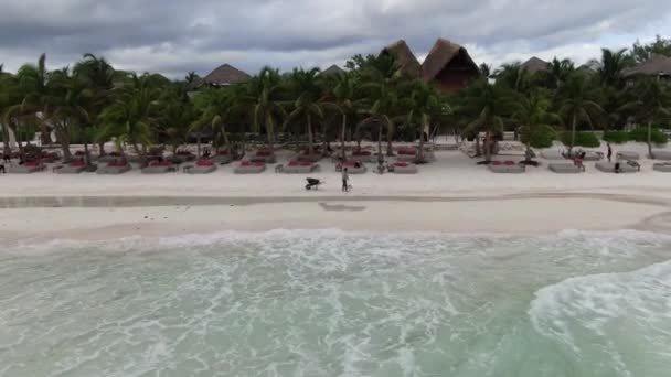 Aerial Tulum Mexico 2020 — Videoclip de stoc