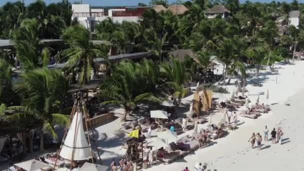 Aerial Tulum Mexico 2020 — Stock Video