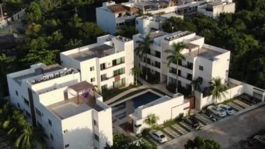 Aerial of Tulum Mexico, 2020