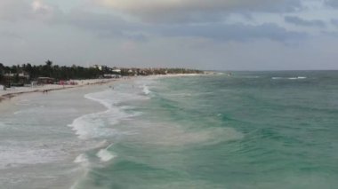 Aerial of Tulum Mexico, 2020