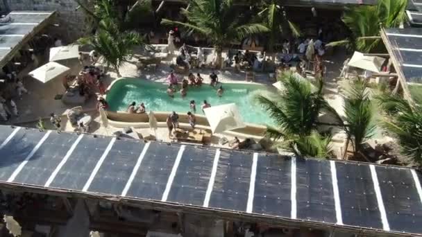 Aerial Tulum Mexico 2020 — Videoclip de stoc