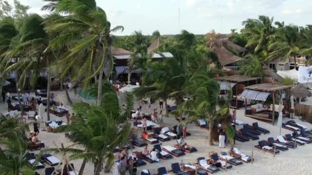 Aerial Tulum Mexico 2020 — Wideo stockowe