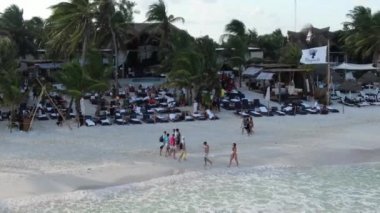 Aerial of Tulum, Mexico 2020