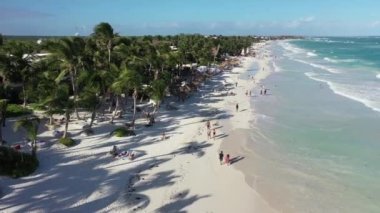 Aerial of Tulum, Mexico 2020