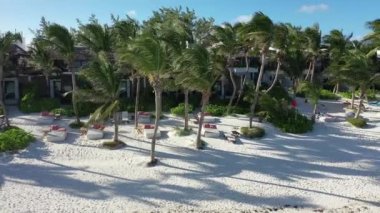 Aerial of Tulum, Mexico 2020