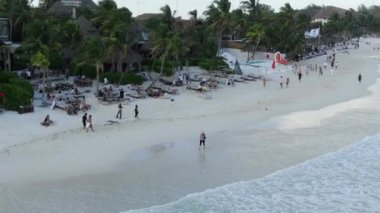Aerial of Tulum, Mexico 2020
