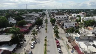 Aerial of Tulum, Mexico 2020