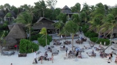 Aerial of Tulum, Mexico 2020