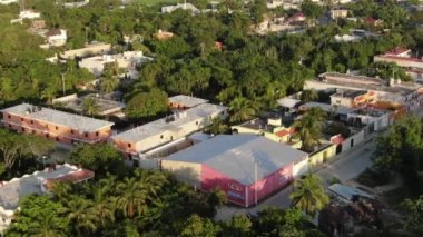 Aerial of Tulum Mexico, 2020
