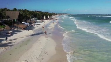 Aerial of Tulum, Mexico 2020