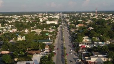 Aerial of Tulum Mexico, 2020