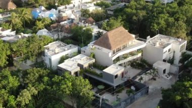 Aerial of Tulum Mexico, 2020