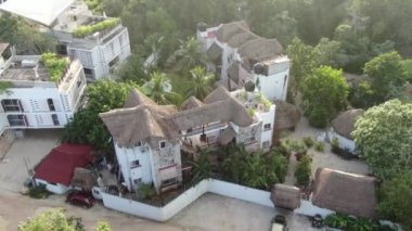 Aerial of Tulum Mexico, 2020