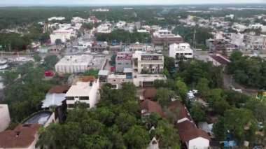 Aerial of Tulum Mexico, 2020